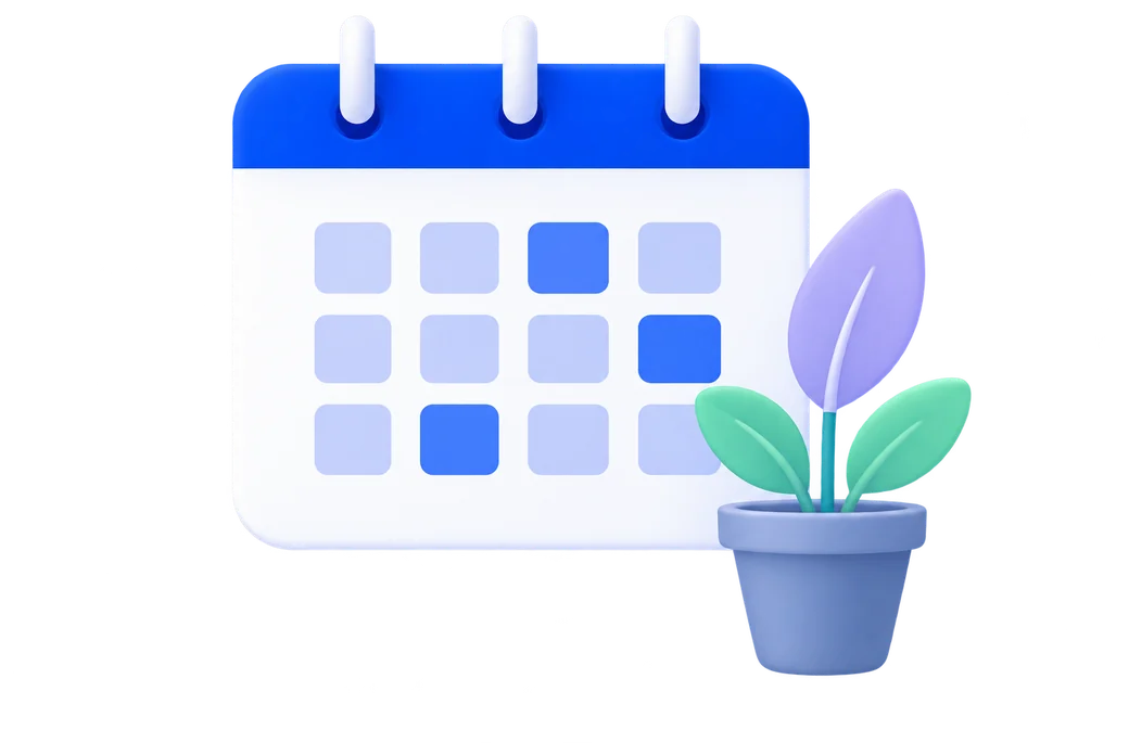Appointment calendar illustration